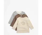 Target Baby Long Sleeve Print T-shirts 3 Pack