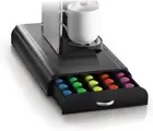 Anchor Coffee Pod Storage Drawer for 50 Nespresso Capsules, Black
