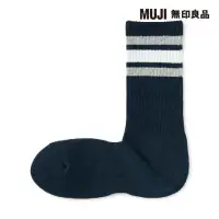 在飛比找momo購物網優惠-【MUJI 無印良品】男棉混足底圈絨厚織直角襪(共5色)