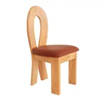 在飛比找ETMall東森購物網優惠-中古實木餐椅輕奢人魚椅法式家用椅復古靠背椅化妝原木民宿餐廳椅