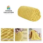 Knitted Weighted Blanket for Adult, No Beads Heavy Blanket 50” x 60'' 7lbs, B...