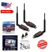 4K Wireless HDMI Extender: 1 TX + 2 RX for Seamless 1080P HD on Multiple Screens