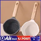 Hot Oil Pan Wooden Handle Cooking Saucepan Mini Boiling Pan Non-stick Frying Pan