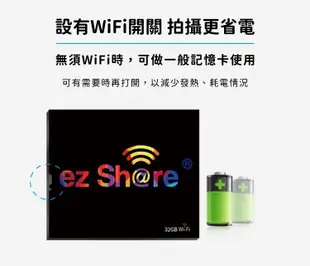 ezShare無線Wi-Fi 32G CF卡ES32GCF記憶卡(分享派照片IG FB LINE)CompactFlash適Sony Canon Nikon Fujifi
