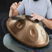 Gold D Minor 12/10/9 Notes Handpan Steel Tongue Drum Cost-effective Massive