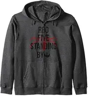 [STAR WARS] Red Five Standing By X-Wing Outline Zip Hoodie
