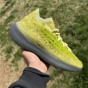 Adidas Yeezy Boost 380 Hylte Shoes Mens 9.5 Yellow Running FZ4990 New NIB