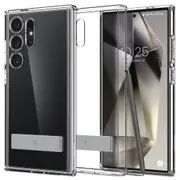 SPIGEN Galaxy S24 Ultra Case, 2024 Genuine Ultra Hybrid S Kickstand Clear Case for Samsung