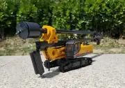 1:35 Hongfang HR220 heavy industry rotary drill SHANTUI Pre-built Model gift