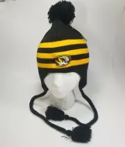 University of Missouri Mizzou Tigers Tassel Pom Beanie Winter Hat Cap Logo Ski