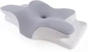 AIMALL Butterfly Design Memory Foam Pillow for Neck Support, Slow Rebound, Cervical Protection, Orthopedic Pillow for Side, Back, and Stomach Sleepers, 24.4x16.1x5.1 Inches