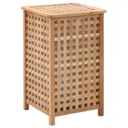 Laundry Bin 39x39x65 cm Solid Walnut Wood vidaXL
