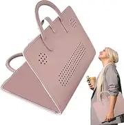 Pink Laptop Sleeve Case | Outer Laptop Bag PU Leather Pink with Handle | Notebook Carrying Case Waterproof Computer Accessory for Tablet