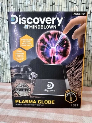 NEW In BOX. Discovery Mindblown Plasma Globe Interactive Display Of Electricity.