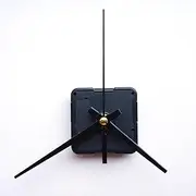 Silence Quartz Clock Movement, Quartz DIY Wall Clock Movement Mechanism Repair Parts Replacement Kit, Clock Mechanism (Black Rectangle)