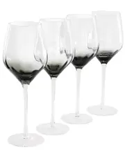 Sur La Table Cambron 4pc Handmade White Wine Glasses