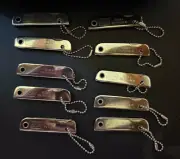 APCO TOTAL Oil Petroleum Vintage Stainless Steel Multi Tool Keychain Rare LOT 10