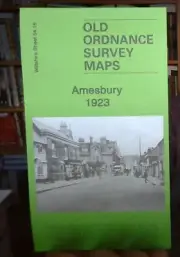 MAP OF Amesbury 1923 Wiltshire Sheet 54.16 by Tony Painter NEW 9781787214927
