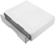 BCOATH Box Desktop Plastic Storage Drawer Box Sturdy Material Space Saving Design for Efficient Organization Office Bedroom Kitchen Elegant Pearl with Transparent Drawer