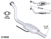 Catalytic Converter for 1986-1987 Cadillac DeVille