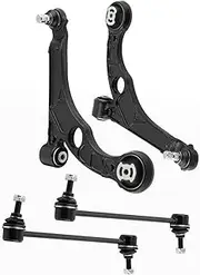 control arm 4x Front Lower Control Arm Sway Bar End Links Compatible With Dodge Compatible With Dart 2013 2014 2015 2016