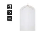 5PCS Dustproof Storage Bag Garment Dress Cover Suit Coat Clothes Jacket Protector-4 Sizes