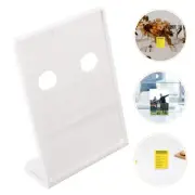 Menu Display Card Place Holders for Table Setting Sign Plastic Paper