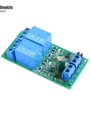 DC5V 12V 24V 10A 2-Way Self-Locking Interlock Relay Module Switch Controller DIY