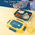 Lunch Box Separate Soup Container Storing 4/5 Grids Office Worker Bento Box