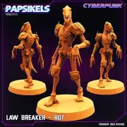 Law Breaker - Rot | Cyberpunk | Papsikels | 32mm scale