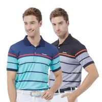 在飛比找蝦皮商城優惠-Snowbee Golf 條紋吸濕排汗短袖Polo衫(吸濕排