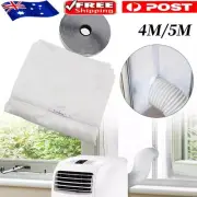 Window Seal Kit for Portable Air Conditioning Sealing Zip Hose Vent Universal 5M