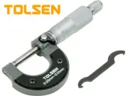 TOLSEN Micrometer (Metric) - 0-25mm / 0.01 accuracy