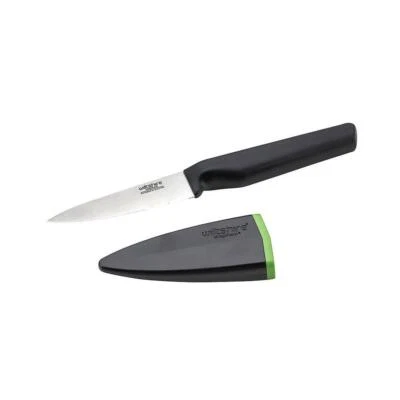 NEW WILTSHIRE STAYSHARP NEW LOOK 9cm PARING KNIFE WITH SHARPENER Slicing