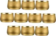 BIUDECO Stylish Empty Candy Tea Cans Pcs Metal Candle Jars for DIY Storage Decor