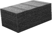 Yardwe 2pcs Black Foam Sheets Cuttable Packing Foam Block for Storage Crafts Toolbox Inserts Shock Resistant Padding Reliable Protection Against Moisture