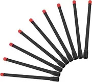 10pcs Valve Extension Rod Power Supply Nozzle Valve Stem Extender Scooter Tire Valve Supply Scooter Tire Valve Extension Tire Stem Extension Rod Valve Stem Extenders Black Plastic