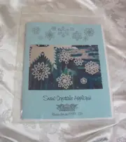 Snow Crystals Snowflakes Pattern for Applique Quilts Craft - 75 unique