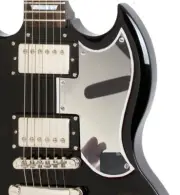 Chrome Mirror Acrylic Pickguard for Pre-2017 Epiphone G400 SG Made In USA