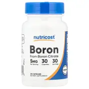 Nutricost, Boron , 5 mg , 30 Capsules