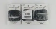 3 PACK SCUNCI PONYTAIL BLACK I HOLD ON TIGHT 15 PER PACK RUBBER