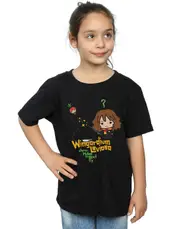 Harry Potter Girls Hermione Granger Wingardium Leviosa Junior T-Shirt Sport Grey 7-8 Years