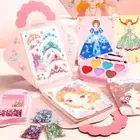 3-in-1 Dress Up Game Set Make Up Play On Paper Princess Christmas Gifts For Kids