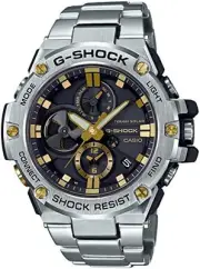 Casio Mens Watch G-STEEL Smartphone Link GST-B100D-1A9JF Silver