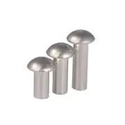 3mm 4mm 5mm 6mm Solid Aluminium Half Round Head Rivets Dome Rivet M3 M4 M5 M6
