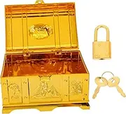 Educational Treasure Chest Kids Realistic Egyptian Toy Box Photo Prop Home Decoration for Travel Home Learning and Family Party