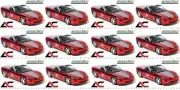 12 - GREENLIGHT 11201-05 1:24 2005 CORVETTE INDY 500 PACE CAR RED CHROME 1/500