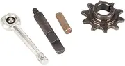 BWPEXZ Clutch Arm Lever Pin Rod Rod Ball 10 Tooth Drive Sprocket Kit for 48cc 50cc 66cc 80cc 2-Stroke Engine Motorized Bicycle Parts(Old Style)