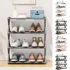 Shoe Organizer Shoe Storage Organizer 4-tier Shoe Storage Rack with Capacity