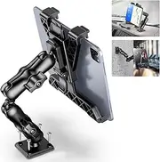 OHLPRO Heavy Duty Tablet Holder for 8" Multi-Angle Drill Base Mount for All 7" - 10" Tablets (iPad, Nexus, Samsung Tab) for Desks, Tables, Great for iPad Wall Mount Homes, Businesses, etc.